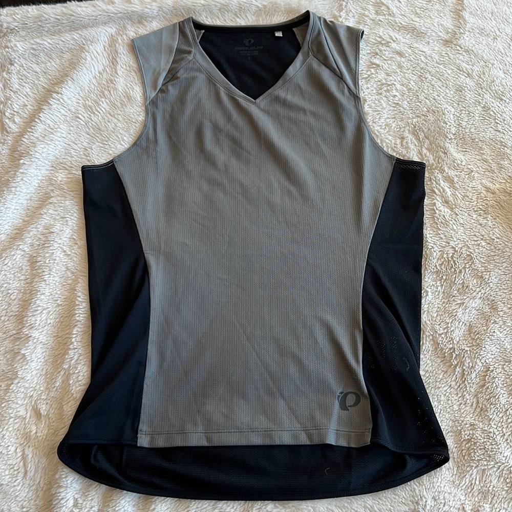 PEARL IZUMI Women's Launch SL Sleeveless Grey Mesh Cycling Jersey large